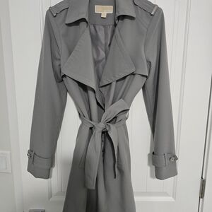 Michael Kors Gray Trench Coat